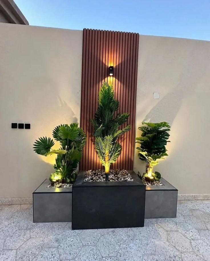 تكسيات جدران بديل الخشب