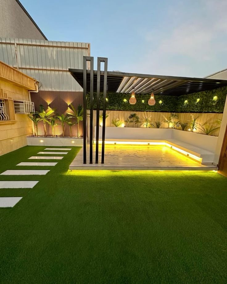 تنسيق حدائق منازل المدينة المنورة