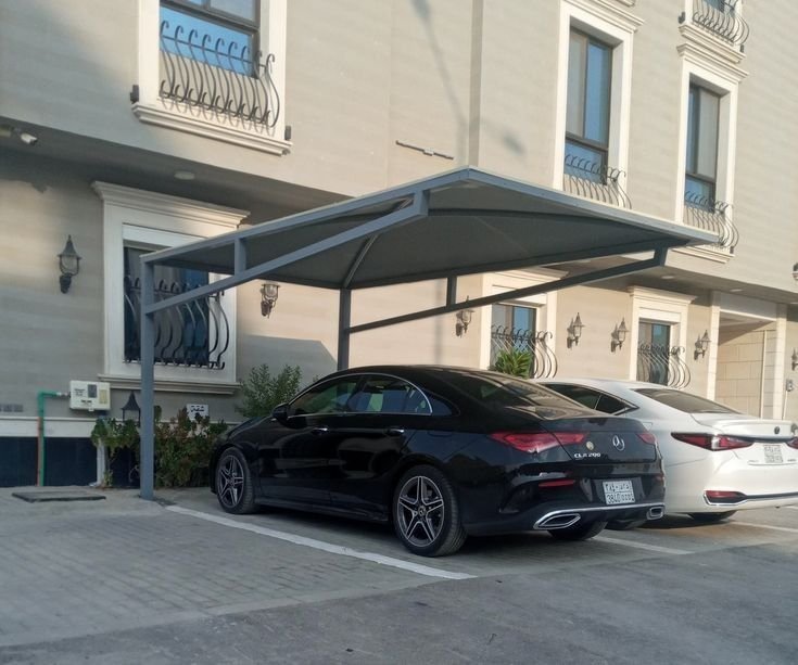 مظلات سيارات ثابتة