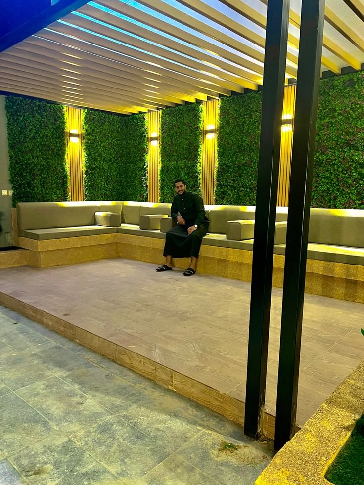 تصميم حدائق منزاية