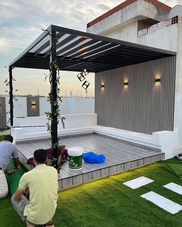 مظلات جلسات حدائق