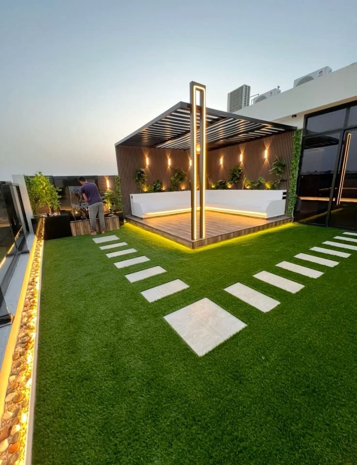 عشب صناعي للحدائق