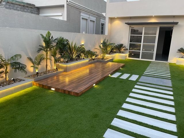 تنسيق حدائق فلل المدينة