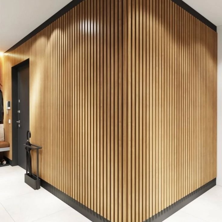 واجهات بديل الخشب وقص ليزر