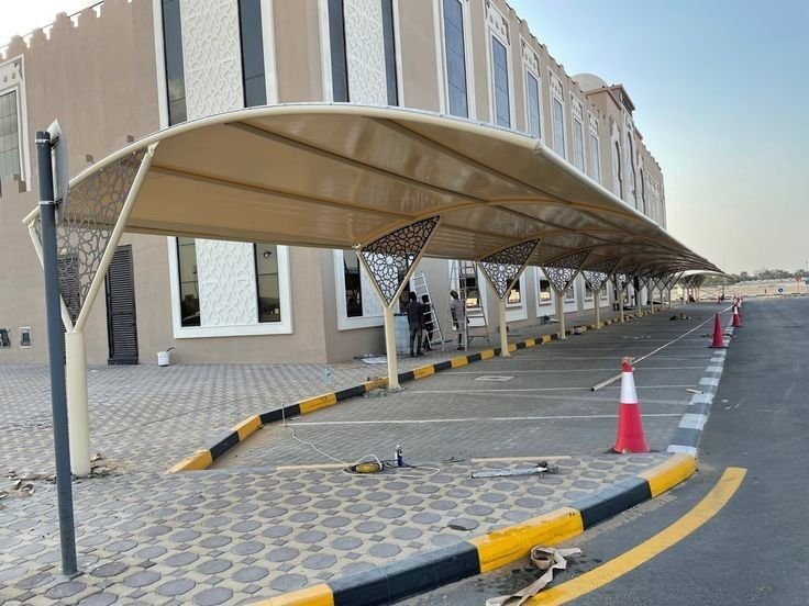 تركيب مظلات مواقف المدينة