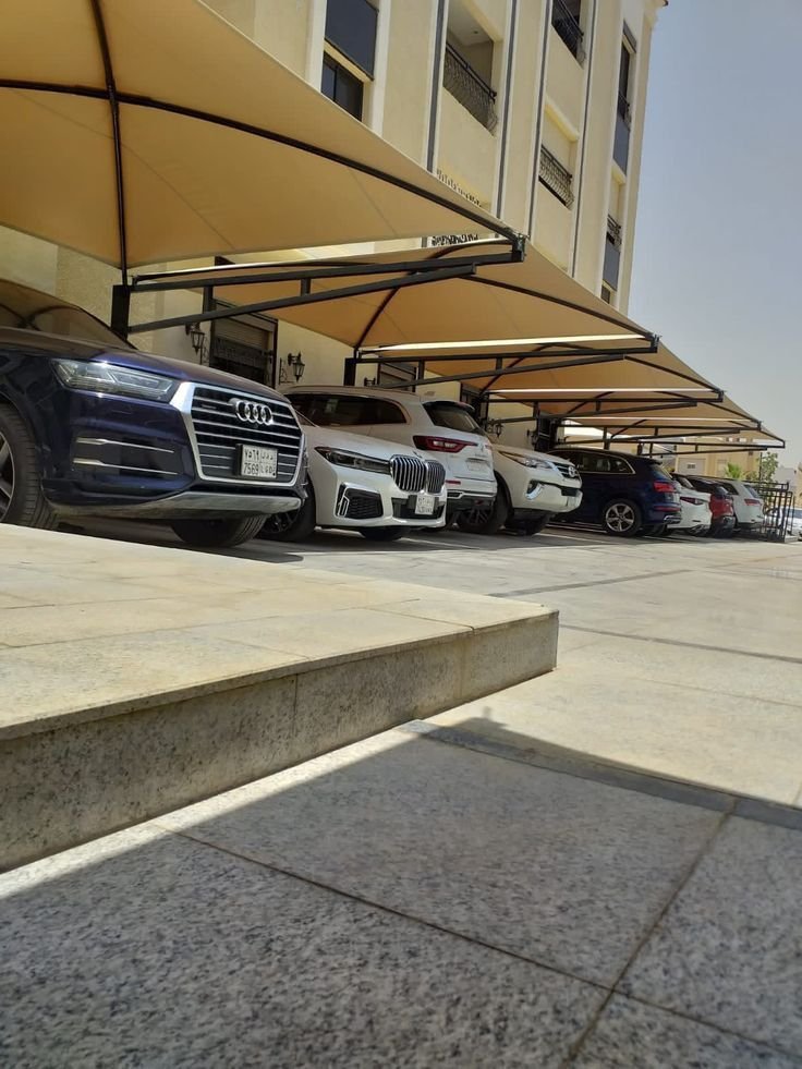 تركيب مظلات مواقف المدينة