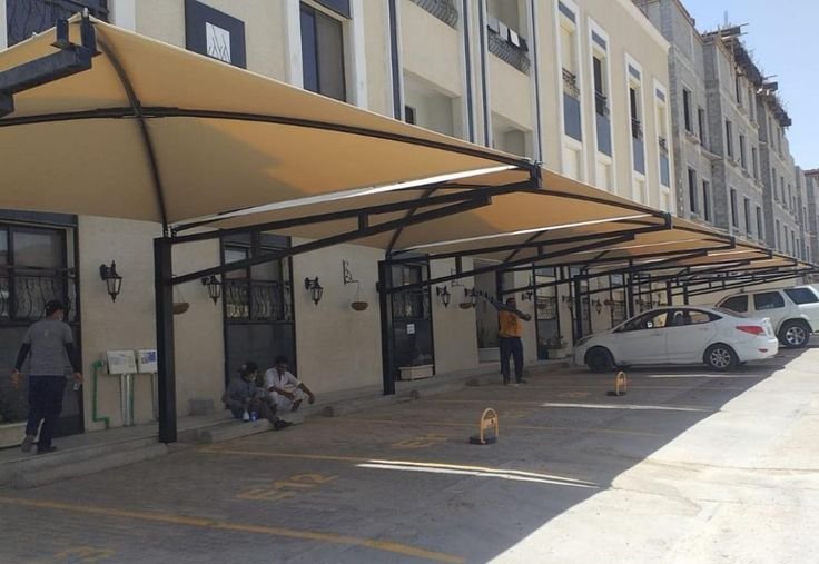 تركيب مظلات مواقف المدينة