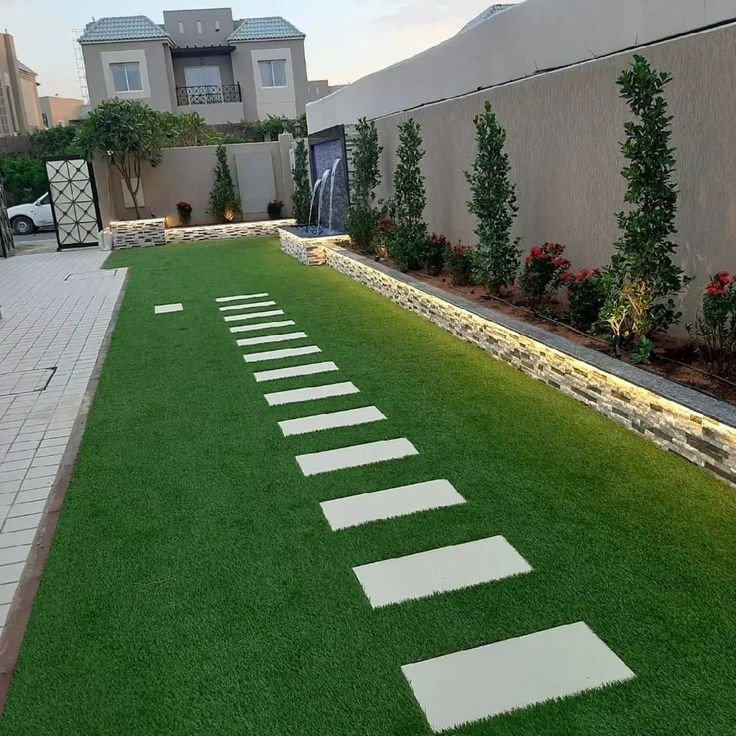 عشب حدائق خارجية المدينة