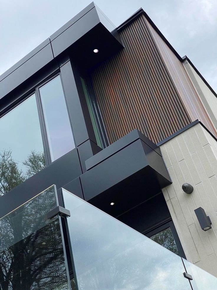 واجهات خشبية مودرن المدينة