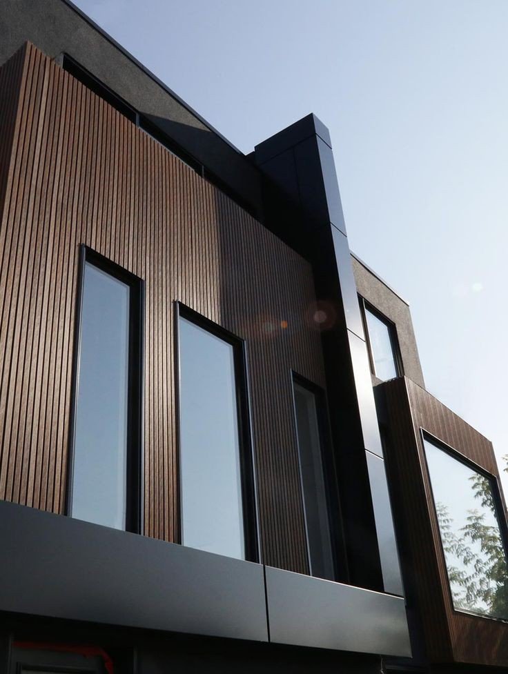 واجهات خشبية مودرن المدينة