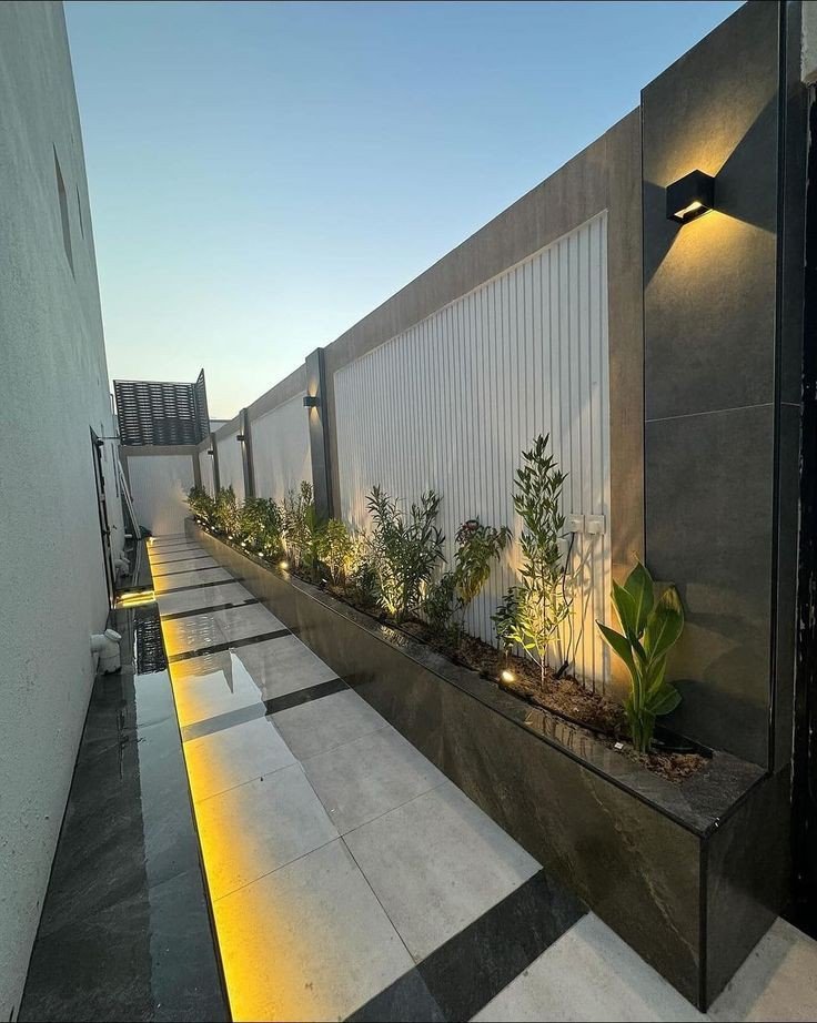 تنسيق مداخل فلل المدينة