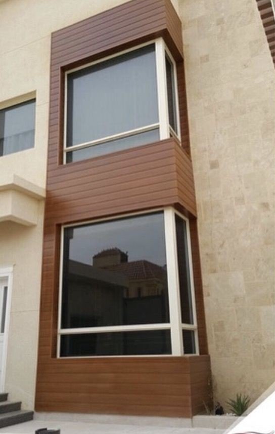 واجهات خشبية مودرن المدينة