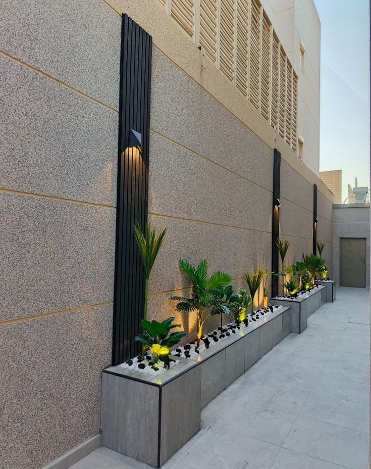 تنسيق مداخل فلل المدينة