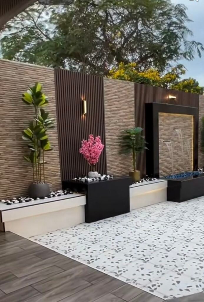 تنسيق مداخل فلل المدينة