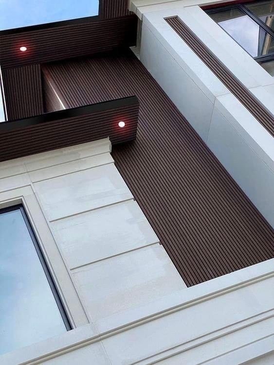 واجهات خشبية مودرن المدينة