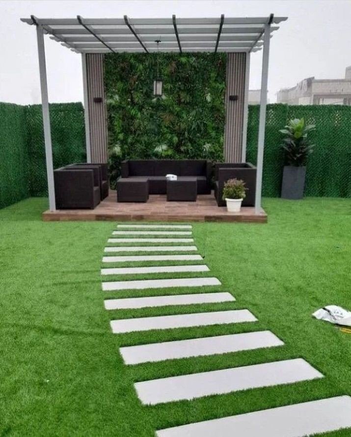 تنسيق عشب حدائق الأسطح