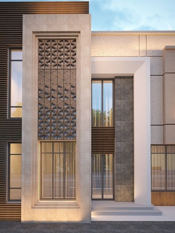 واجهات حديد قص ليزر المدينة