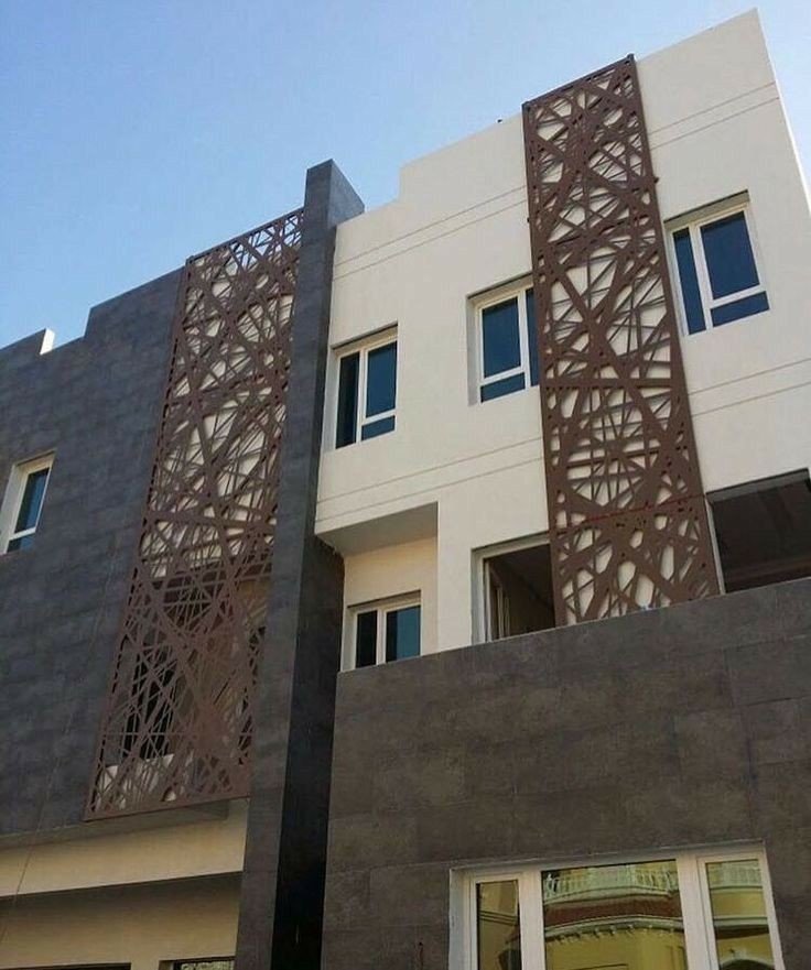 واجهات مودرن قص ليزر المدينة